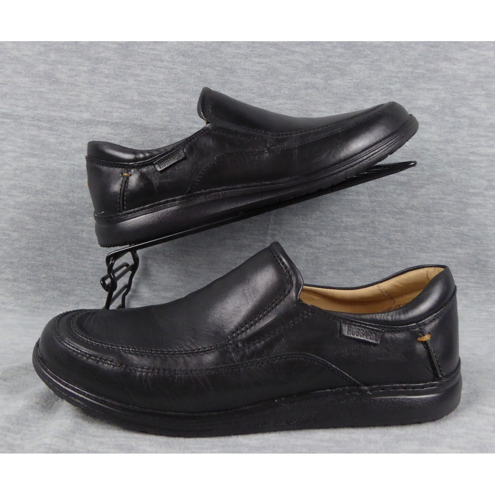 Samuel Hubbard Olema Loafers Mens 10.5 M Black Leather Slip On Shoes